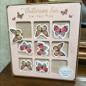 Tic-Tac-Toe Table top Butterfly Game. Fluttering fun!